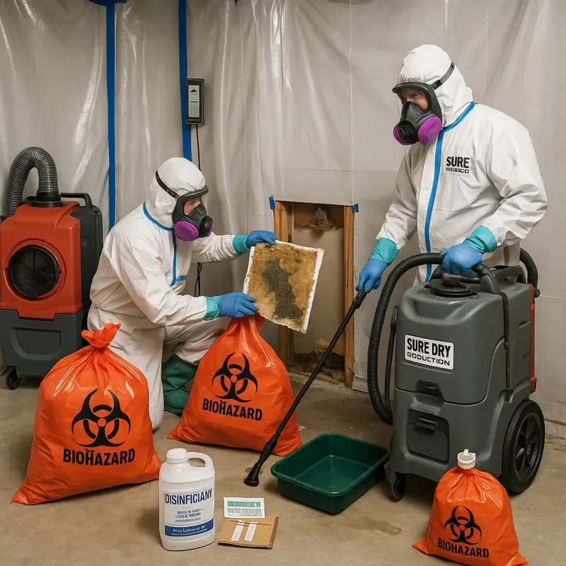 Contaminated Water Handling Protocols process in Masury, OH