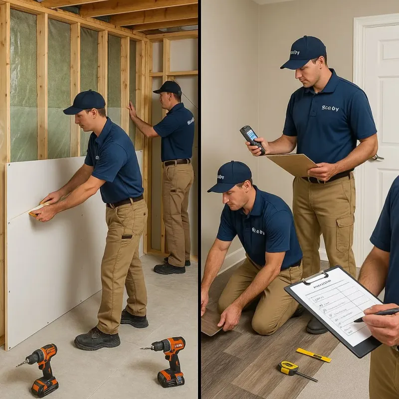Repairs and Reconstruction process in Masury, OH